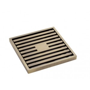 Square Slim Grate Floor Waste, 80mm Outlet